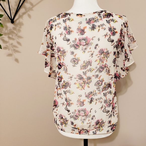 KIMCHI BLUE by UO | FLUTTER SLEEVE CHIFFON… - Picture 10 of 12